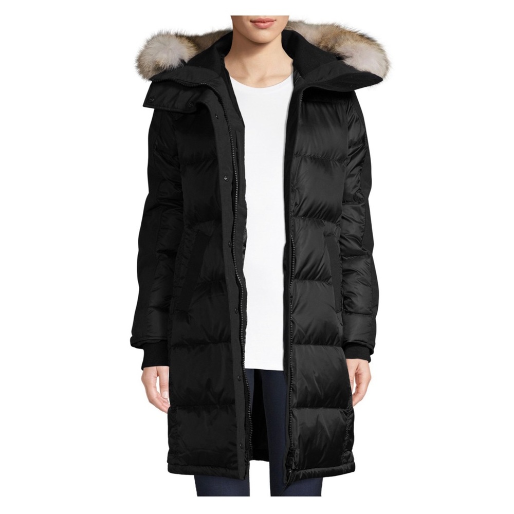 CANADA GOOSE Black Label Rowley Fur-Trim Down Parka
